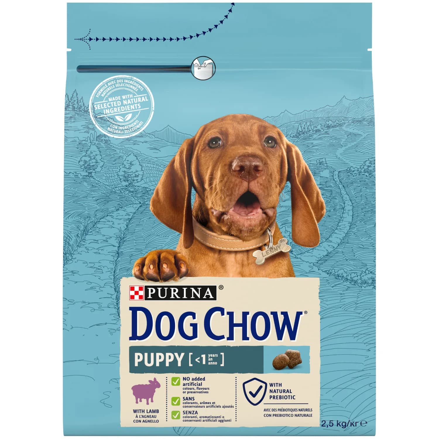 Purina DOG CHOW Puppy z jagnięciną dla szczeniaka