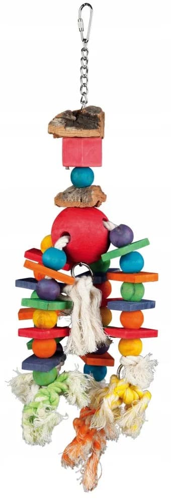 Trixie, Sznur z koralikami dla papużki Nimfy, 35 cm