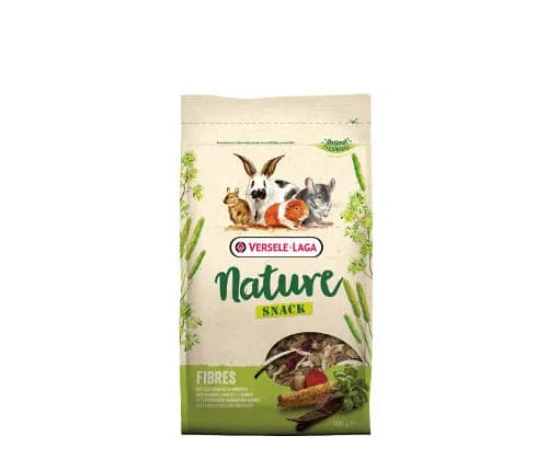 Versele Laga Snack Nature Fibres 500 g/2 kg - błonnikowe ekstrudaty, warzywa dla gryzoni i królików 500 g