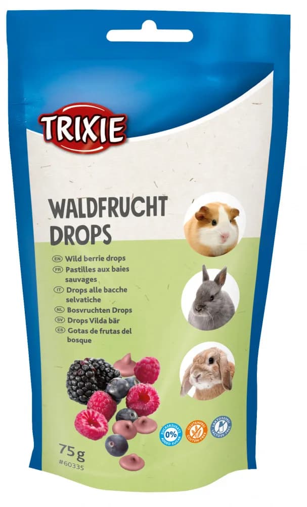 Trixie Dropsy dla gryzoni owoców leśnych 75 g