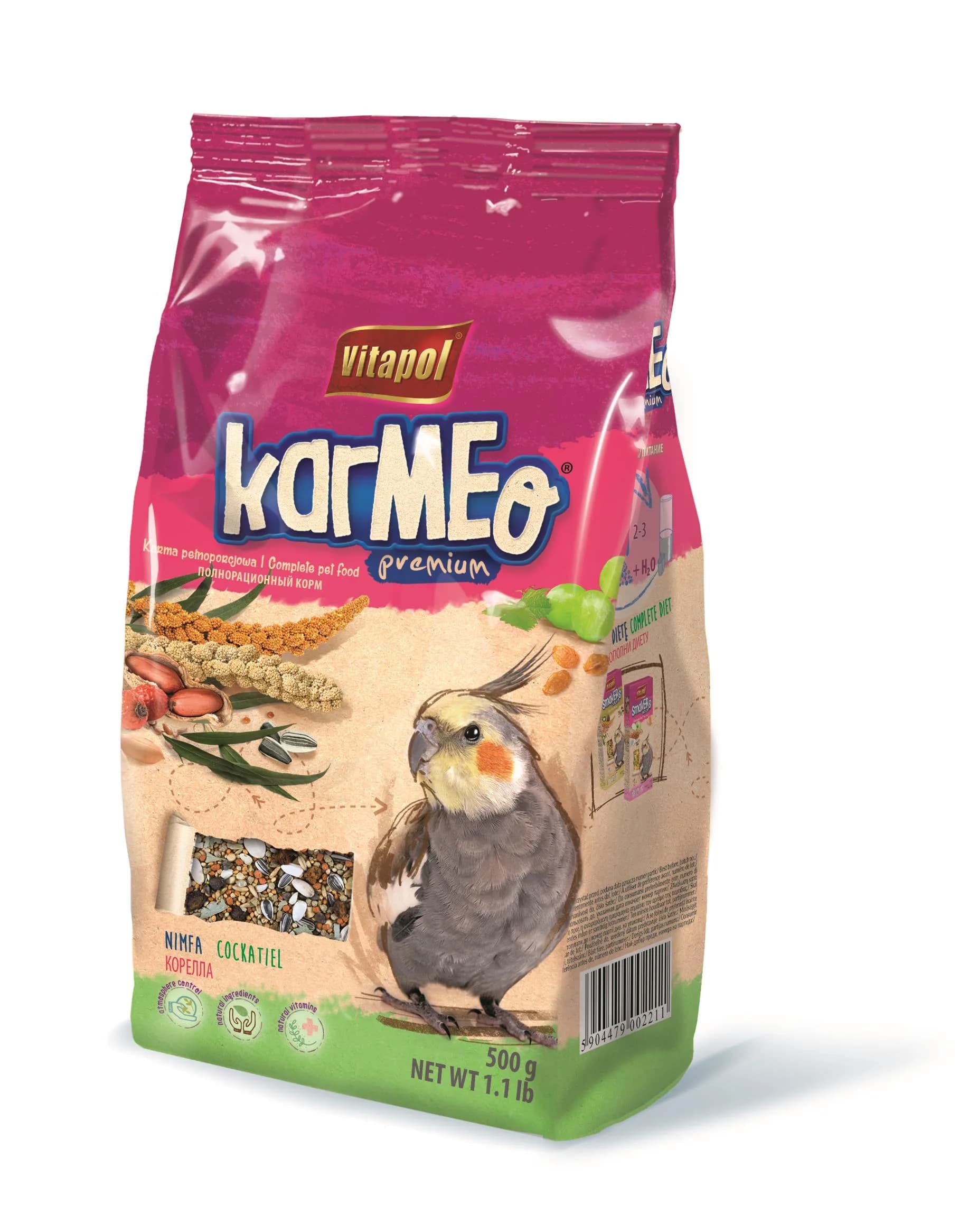 Vitapol Karma pełnoporcjowa dla nimfy w worku 500 g
