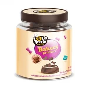 Lolo Pets CIASTKA DLA PSA ZWIERZĄTKA CZEKOLADOWE W SŁOIKACH 210 g