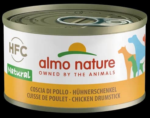 Almo Nature Puszka HFC Natural - udko kurczaka dla psa 95 g