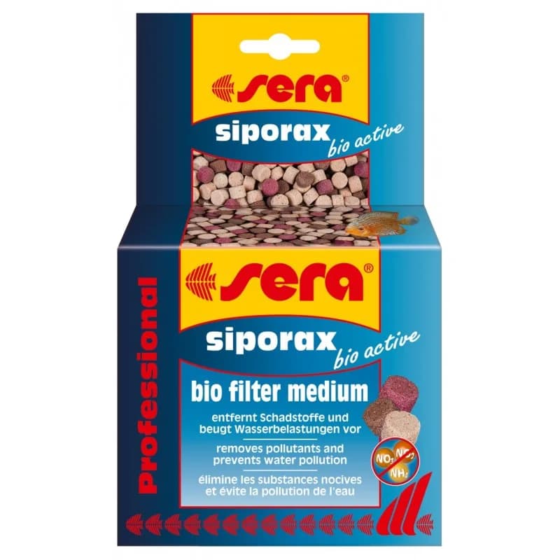 SERA Siporax bio active Professional Wkład biologiczny do akwarium 210 g