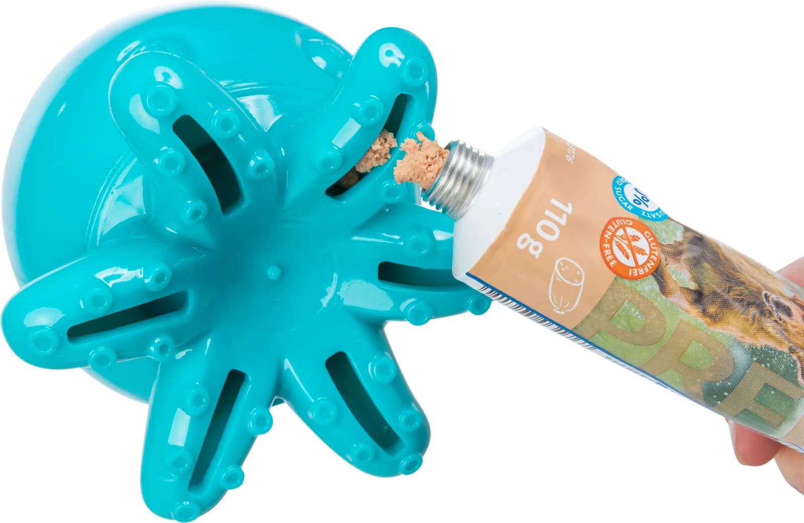 TRIXIE Snack-Octopus, zabawka na smakołyki, TPR, 11 cm