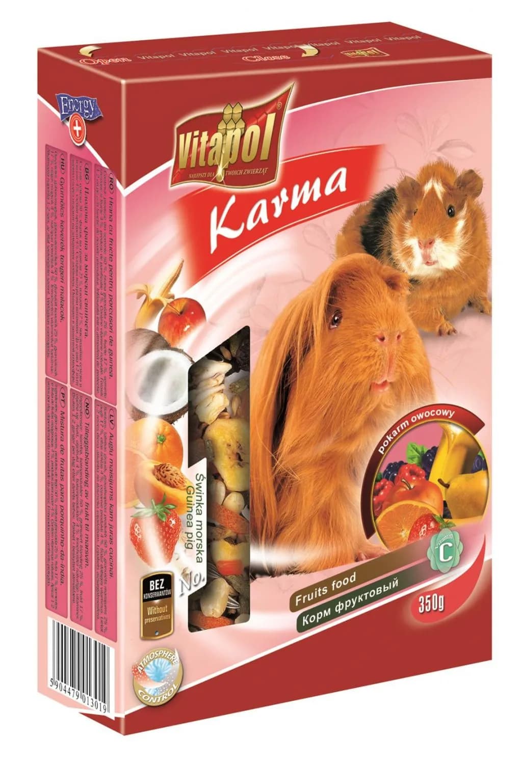 Vitapol Karma owocowa uzupełniająca dla świnki morskiej 350 g