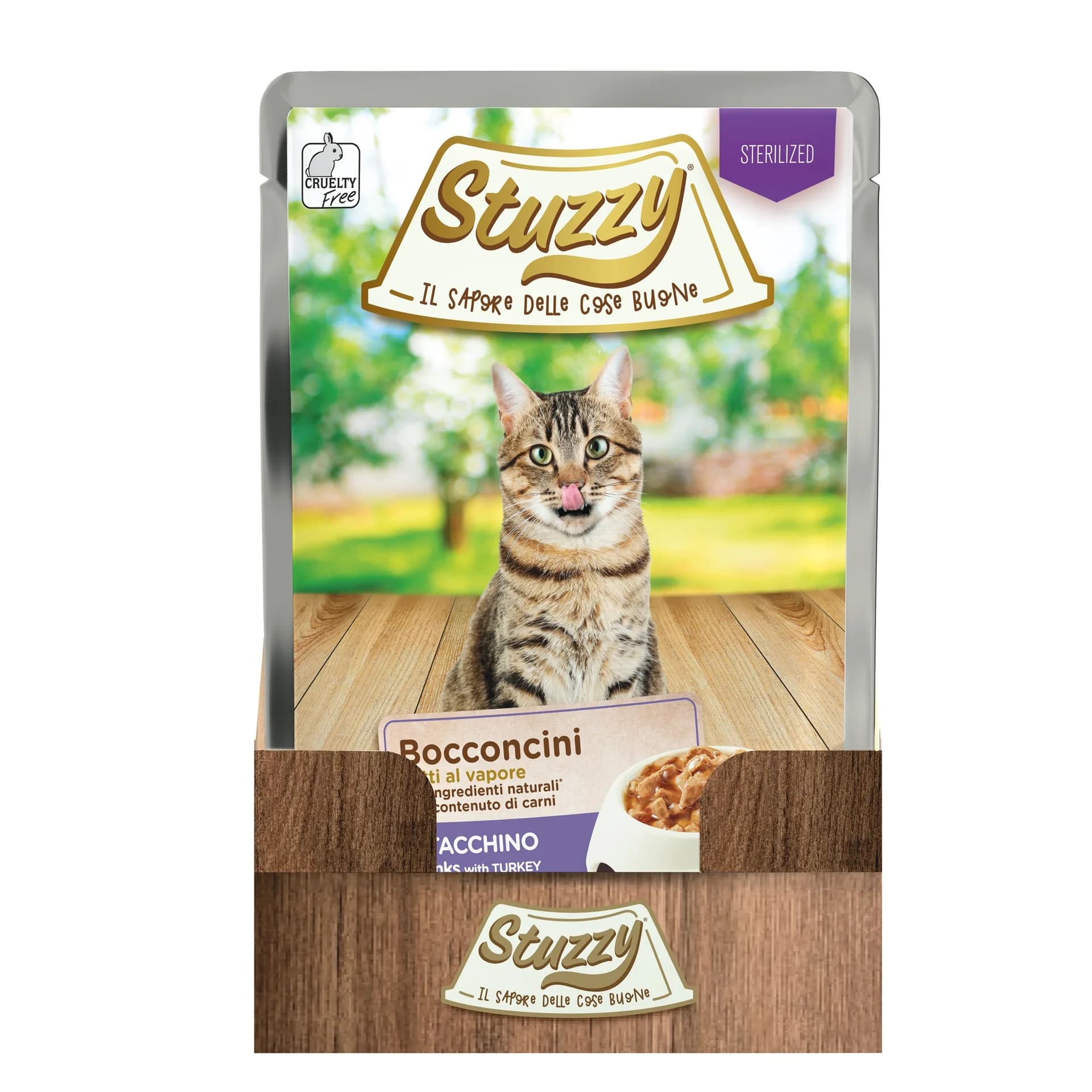 Bocconcini Sterilized karma mokra dla kota po sterylizacji indyk w sosie 85 g