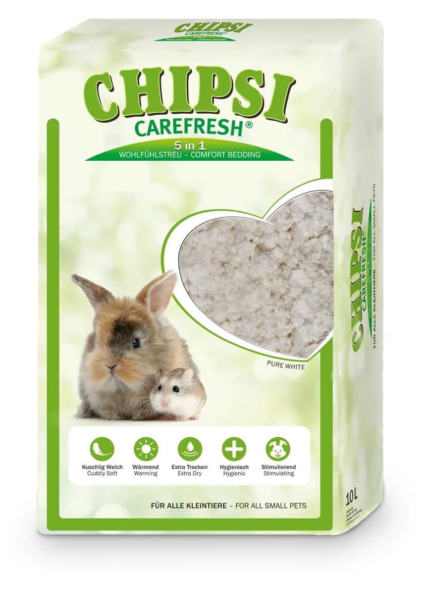 Chipsi Podściółka CareFresh Pure White dla gryzoni 10 l
