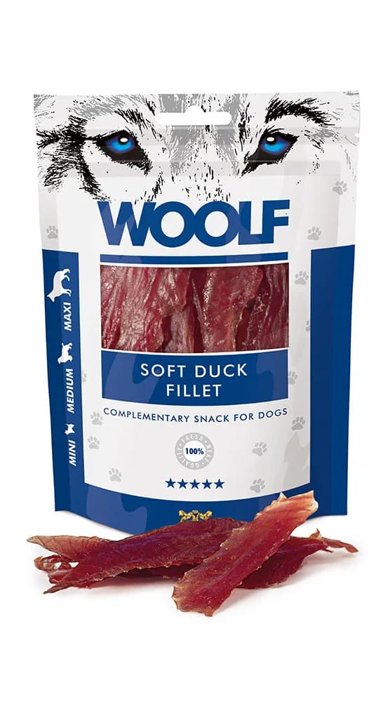 WOOLF Soft Jerky Filet z Kaczki 100 g