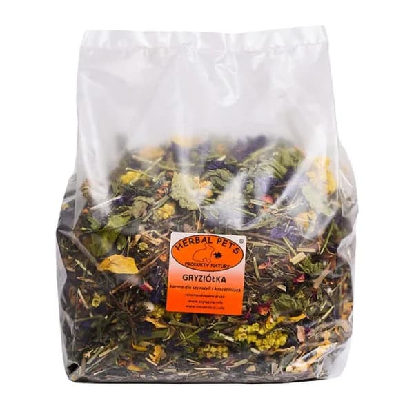 Gryziółka 800g - karma dla szynszyli i koszatniczek Herbal Pets