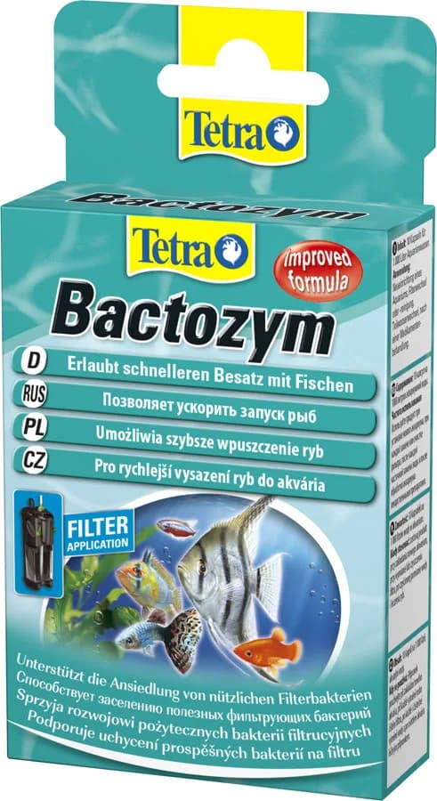 Tetra Bactozym - szczepy bakterii do filtra - 10 kapsułek