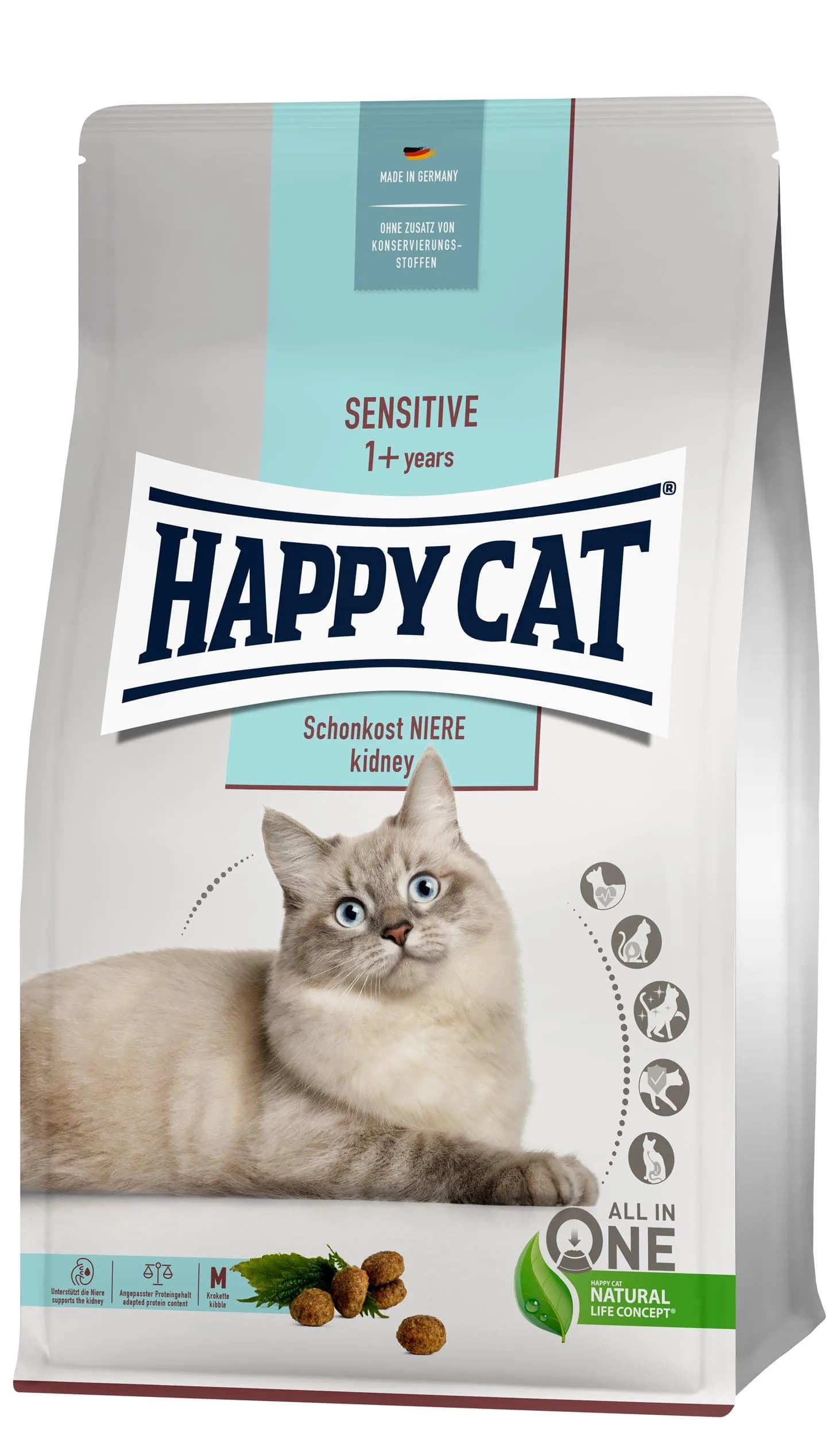 Happy Cat Sensitive Kidney sucha karma dla kotów dorosłych dla zdrowych nerek