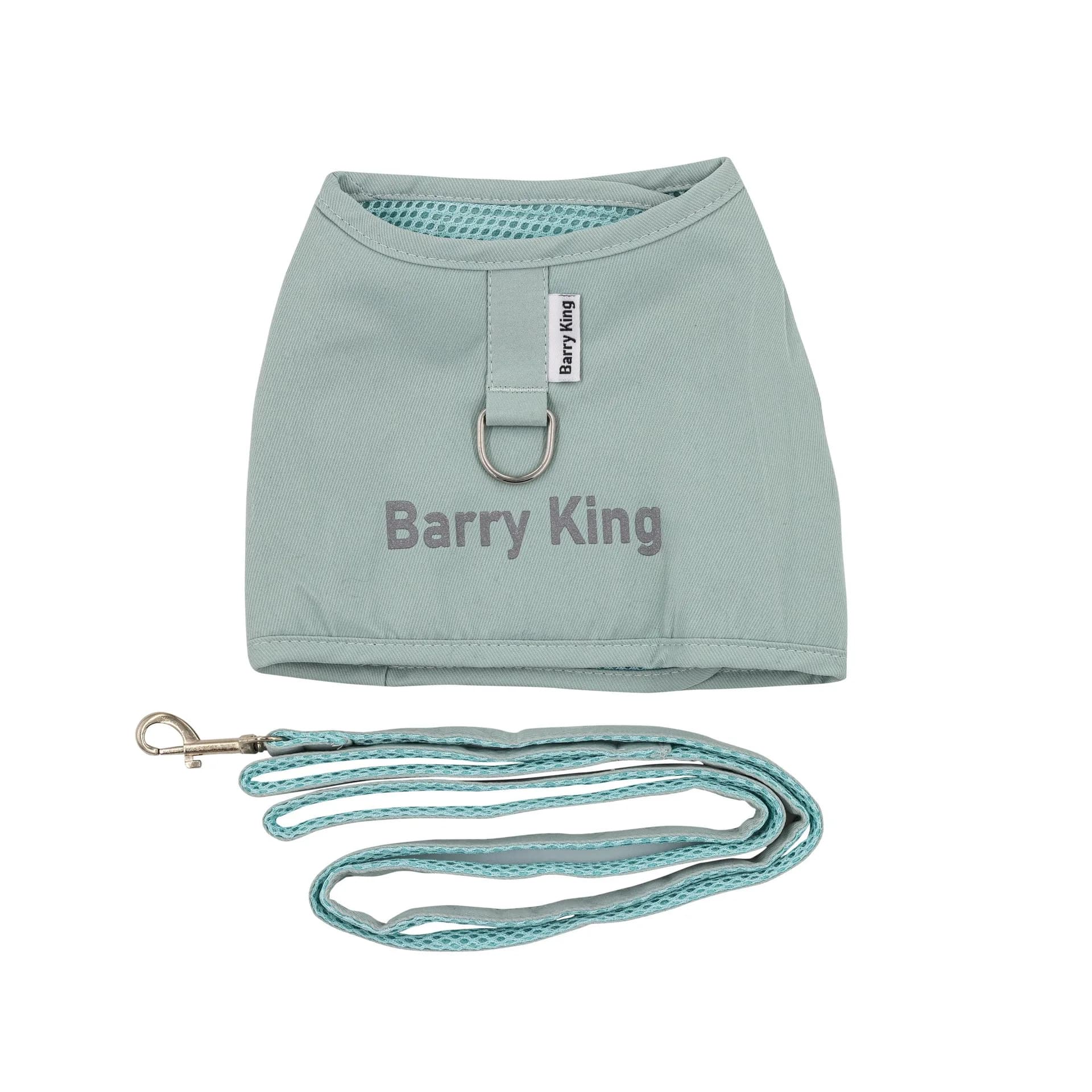 Barry King zestaw szelki i smycz dla psa niebieski XL