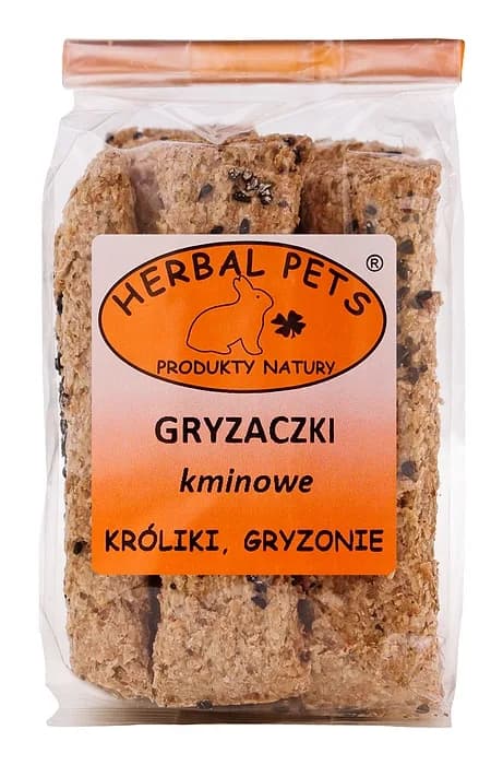 Gryzaczki kminowe 160g - uzupełniająca karma dla gryzoni Herbal Pets
