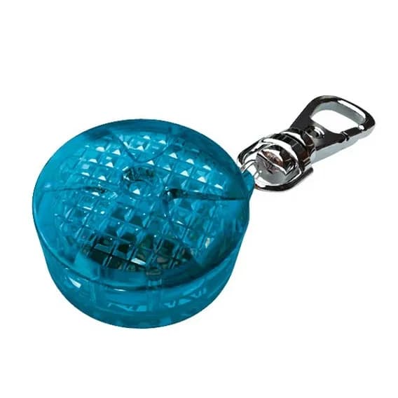 Lampka LED z odblaskiem do obroży dla psa i kota 2,5 cm