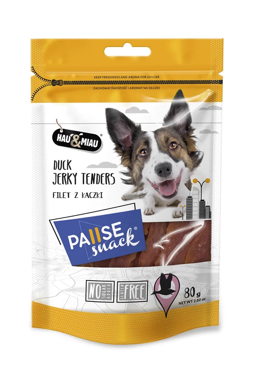 Hau&Miau Pausesnack przysmak dla psa filety z kaczki 500 g