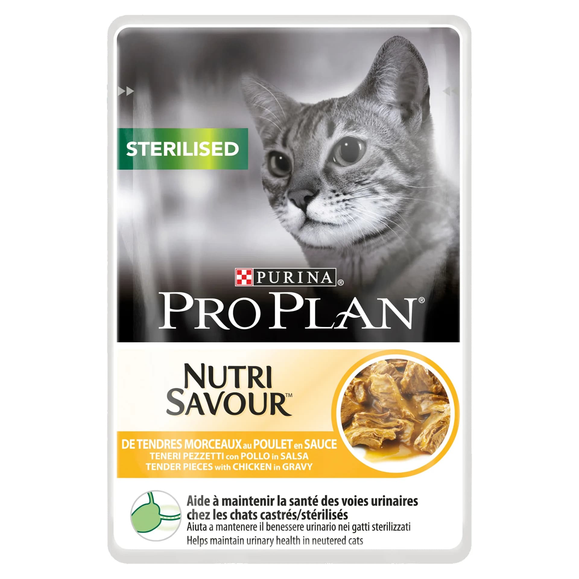 Purina PRO PLAN Sterilised z kurczakiem dla kota 85 g
