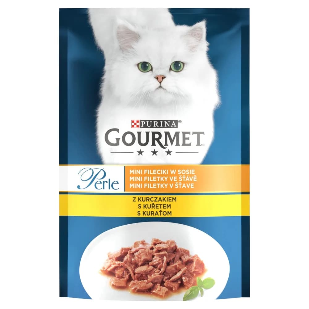 Gourmet Perle Karma dla kotów z kurczakiem 85 g