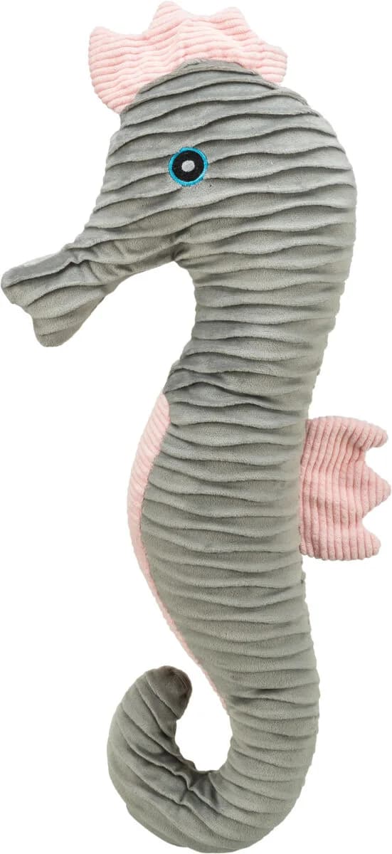 Trixie Konik morski, zabawka, dla psa, plusz, 50 cm, z recyklingu