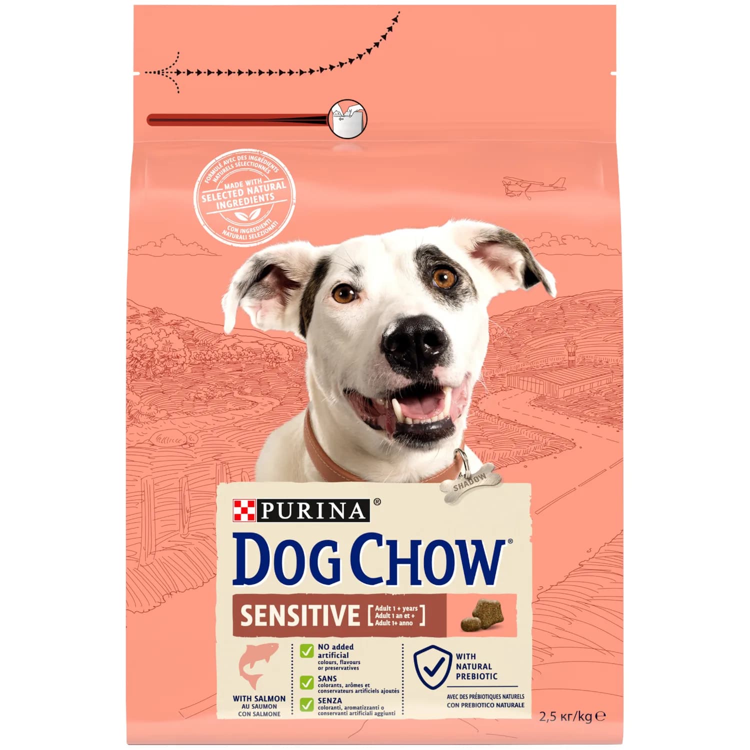 Purina DOG CHOW Sensitive z łososiem dla psa