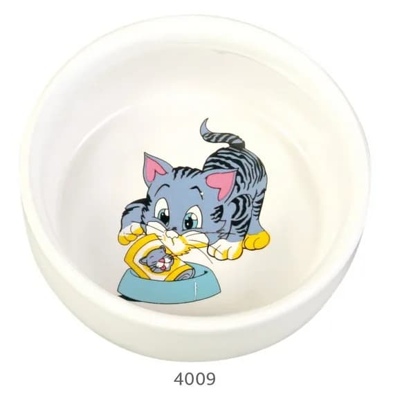 Miska ceramiczna dla kota ø 11 cm, 300 ml