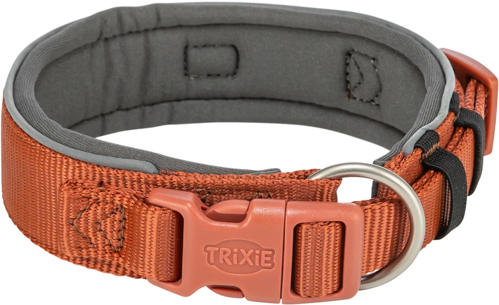 Trixie Premium obroża dla psa rdzawa/grafit XS-XL
