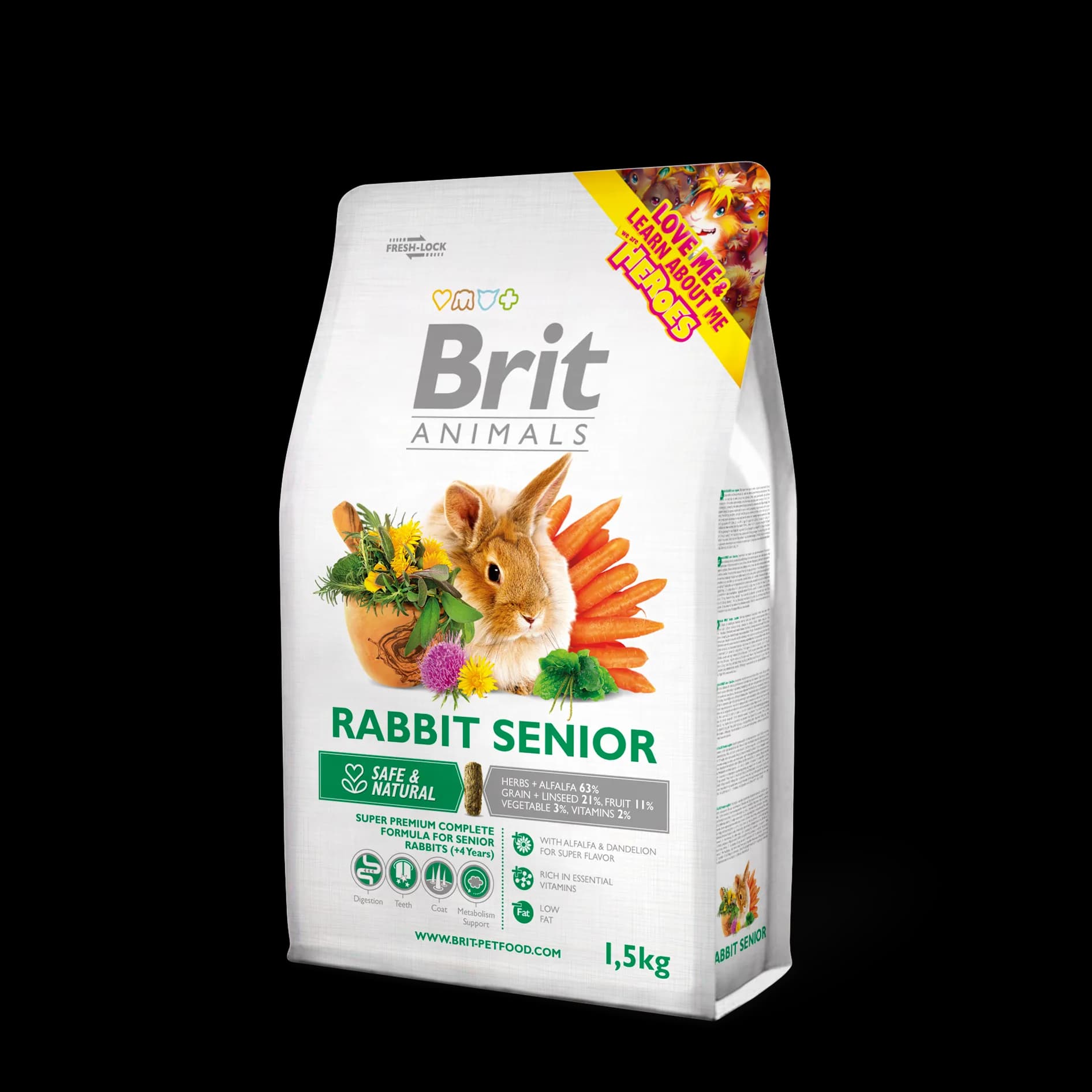 Brit Animals Complete Rabbit Senior granulat zbożowy dla starszego królika