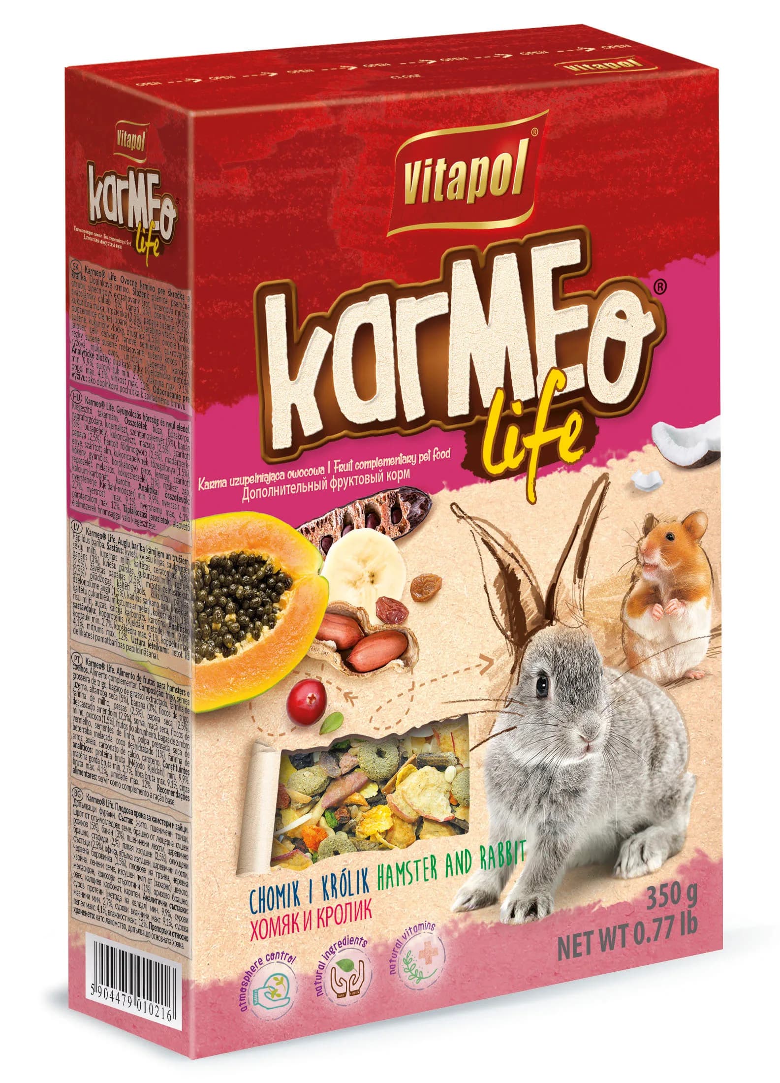 Vitapol Karma owocowa dla chomika i królika 350 g