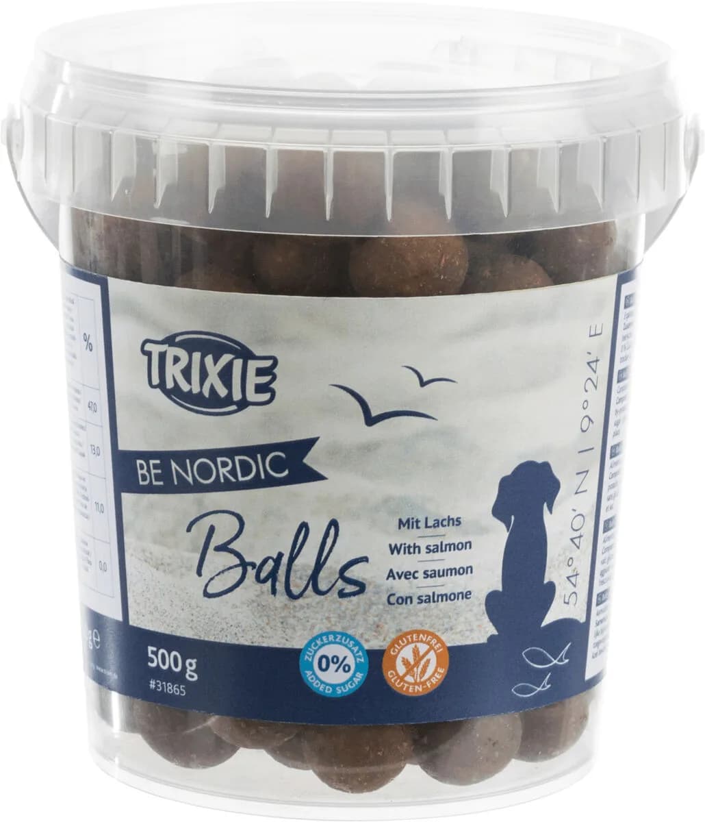 TRIXIE Kulki BE NORDIC z łososiem, 500 g Dla PSA