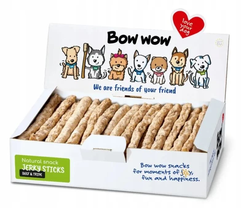 Bow Wow Super Natural Sticks paluszki ze żwaczami i owocami leśnymi 50 szt.
