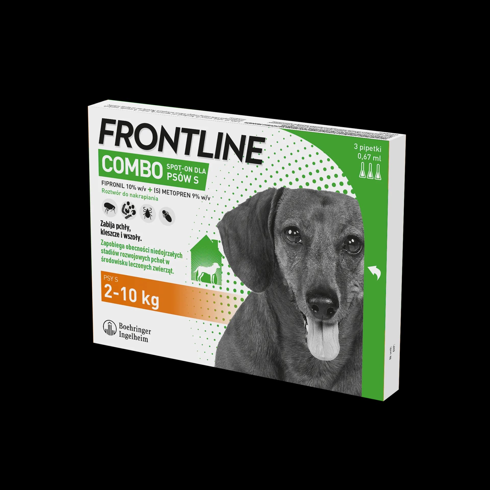 FRONTLINE Combo Spot-On - roztwór do nakrapiania dla psów o różnej wadze S