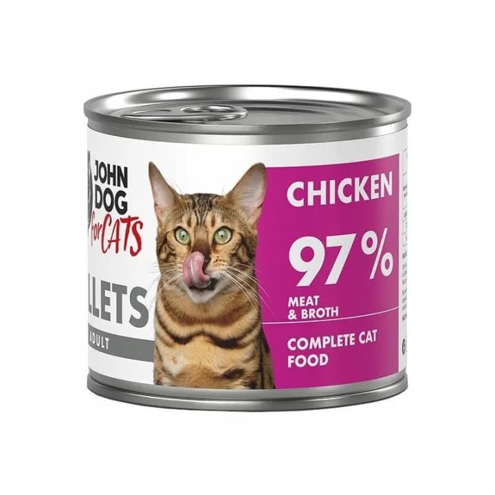 John Dog for CATS DOROSŁY KURCZAK filety 140 g