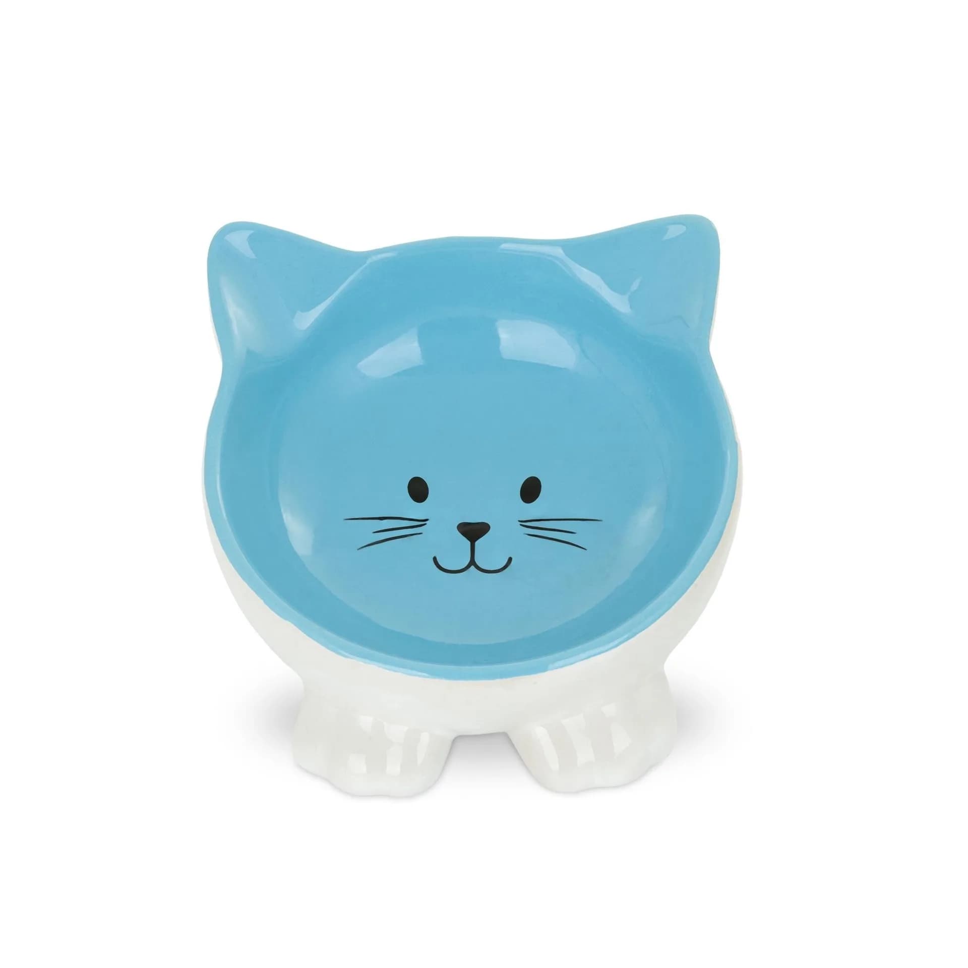 Ceramiczna miska na nóżkach, kształt kota 11,5cm