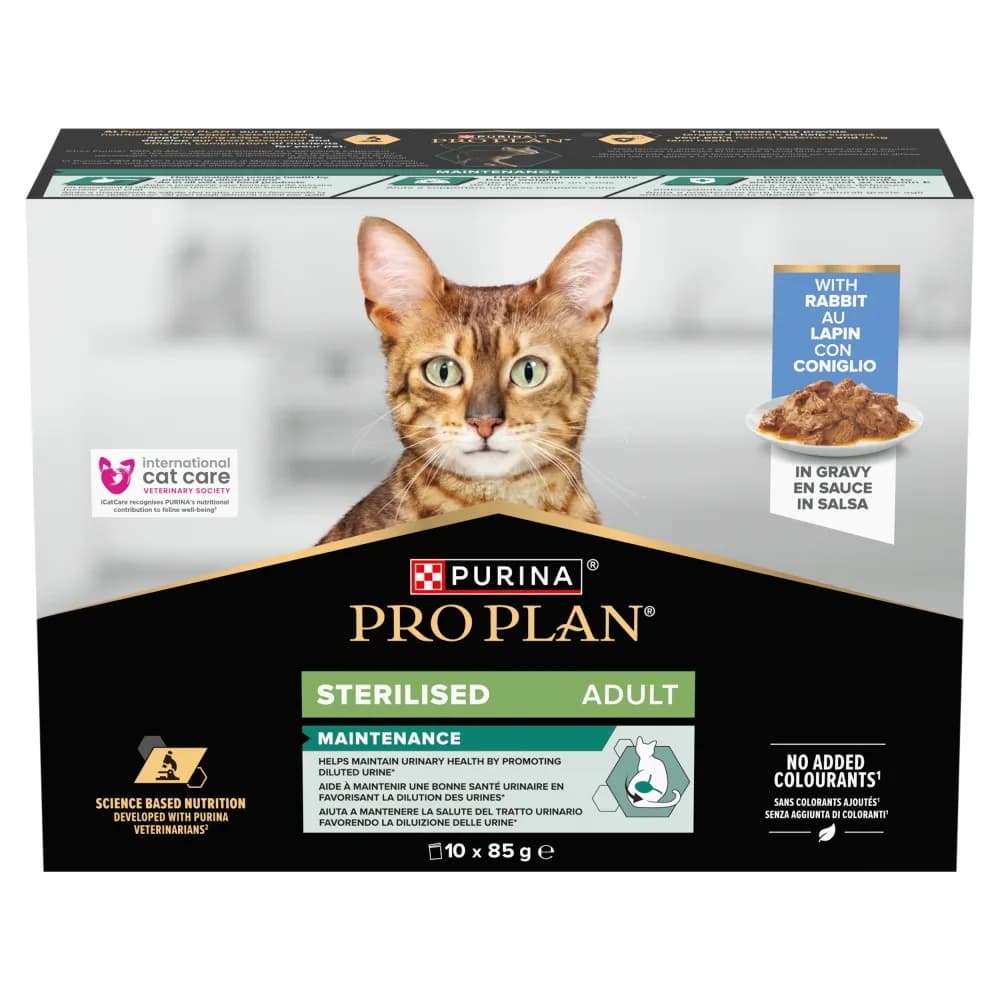 Purina Pro Plan STERILISED Cat GiGRabbit4(10 × 85 g)XE NOWOŚĆ
