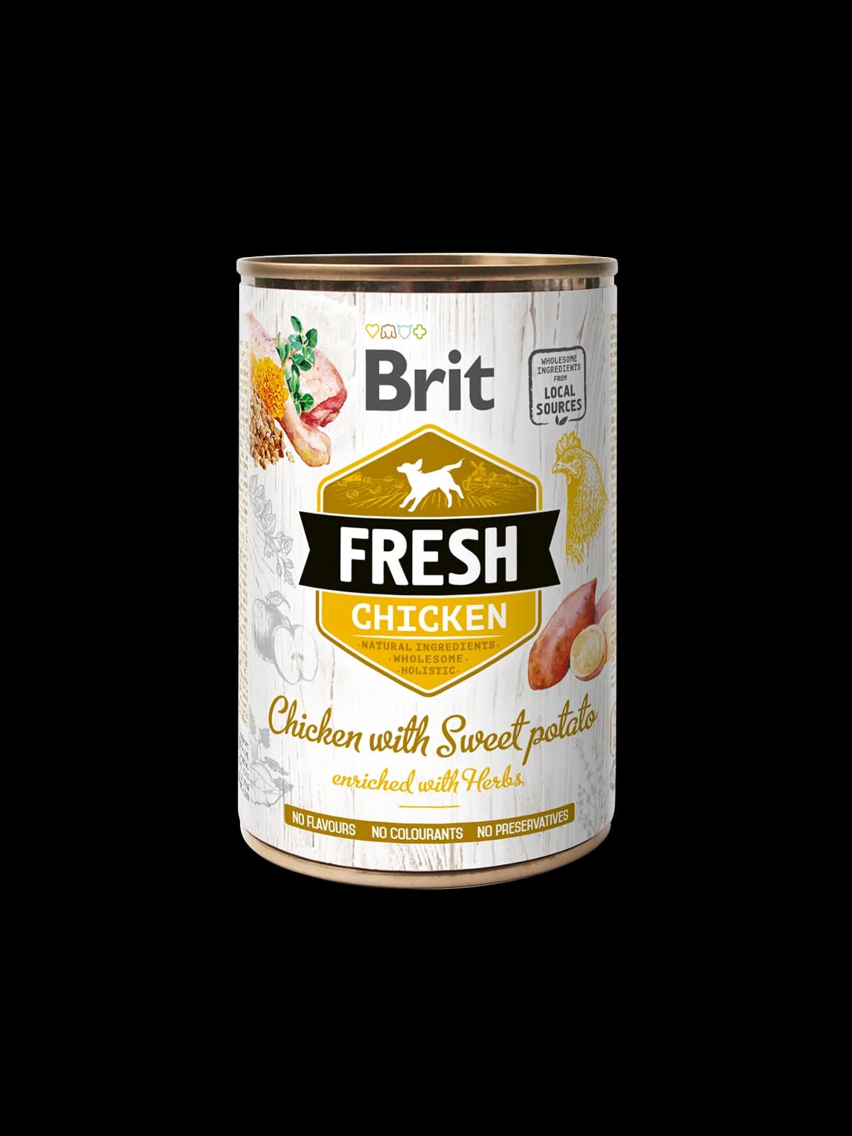 Mokra karma Brit FRESH kurczak ze słodkimi ziemniakami dla psa 400 g