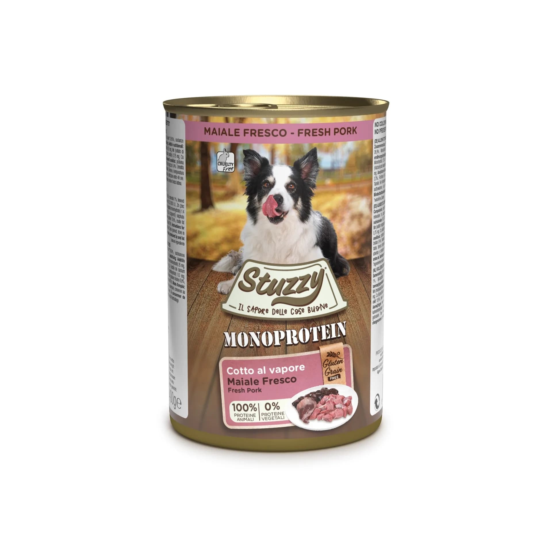 Stuzzy Monoprotein karma mokra dla psa świeża wieprzowina