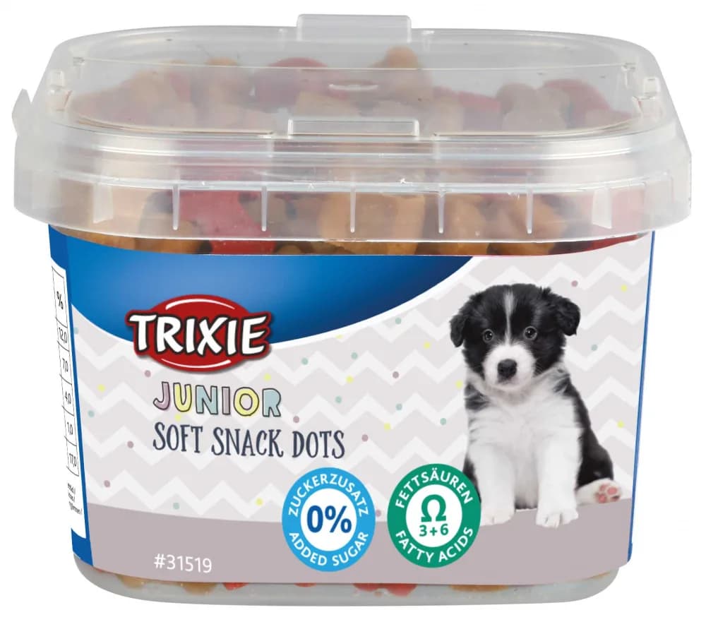 Trixie Miękkie przysmaki Junior Dots, z Omega-3, 140 g