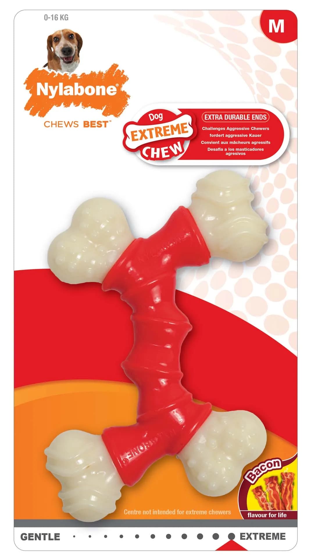 NYLABONE Podwójna Kość XS/M/XL