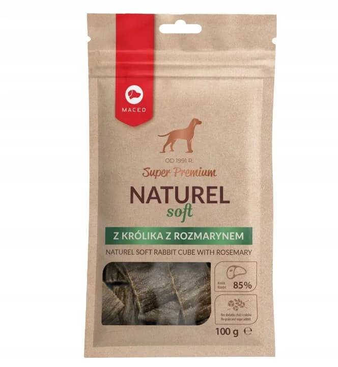 Przysmak dla Psów Królik z Rozmarynem Super Premium NATUREL SOFT 100 g