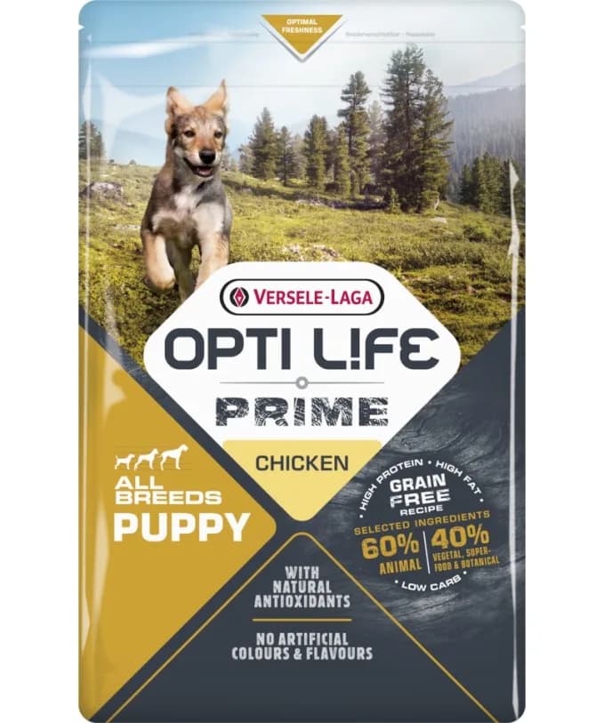 Versele-Laga Opti Life Prime Puppy Chicken - karma sucha z kurczakiem dla szczeniąt wszystkich ras