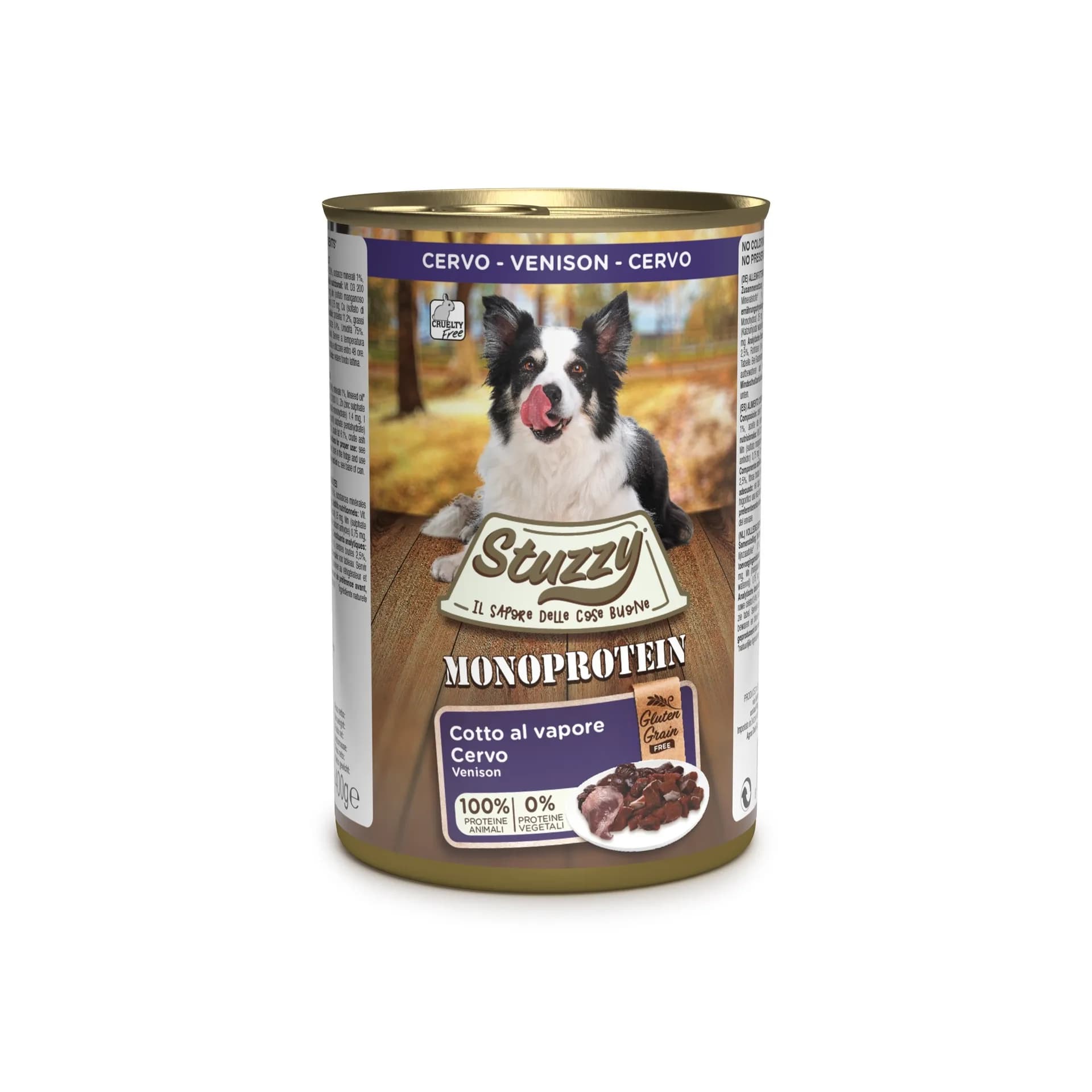Stuzzy Monoprotein karma mokra dla psa pasztet świeża dziczyzna 400 g