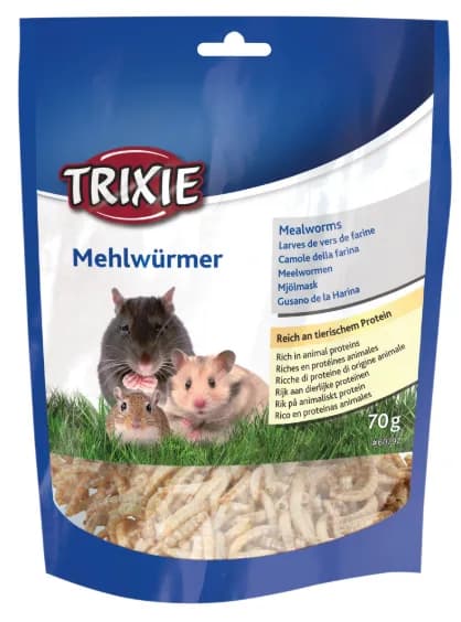 Trixie Suszone mączniki dla gryzoni 70 g