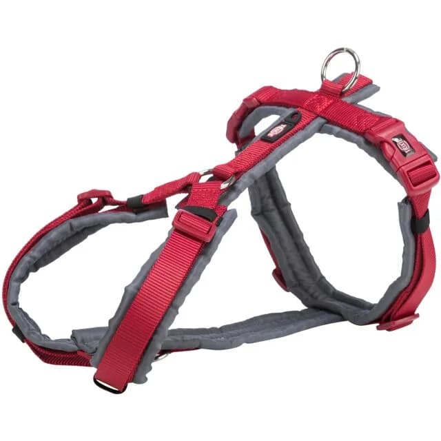 Trixie Premium Trekking szelki dla psa czerwono-grafitowe