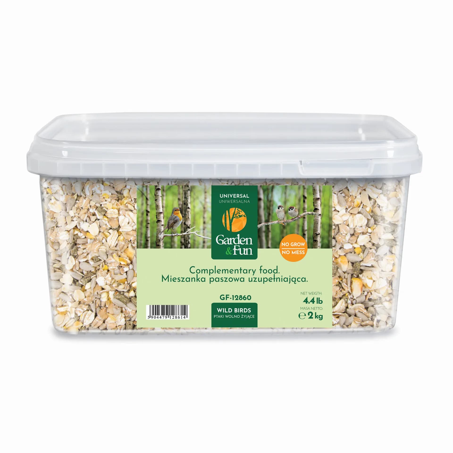 Garden&fun Karma dla ptaków wolnożyjących 4 pory roku - no grow - no mess 2kg