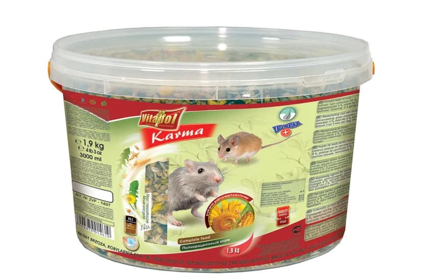 Vitapol Karma pełnoporcjowa dla myszy i myszoskoczka - różna waga 1,9 kg
