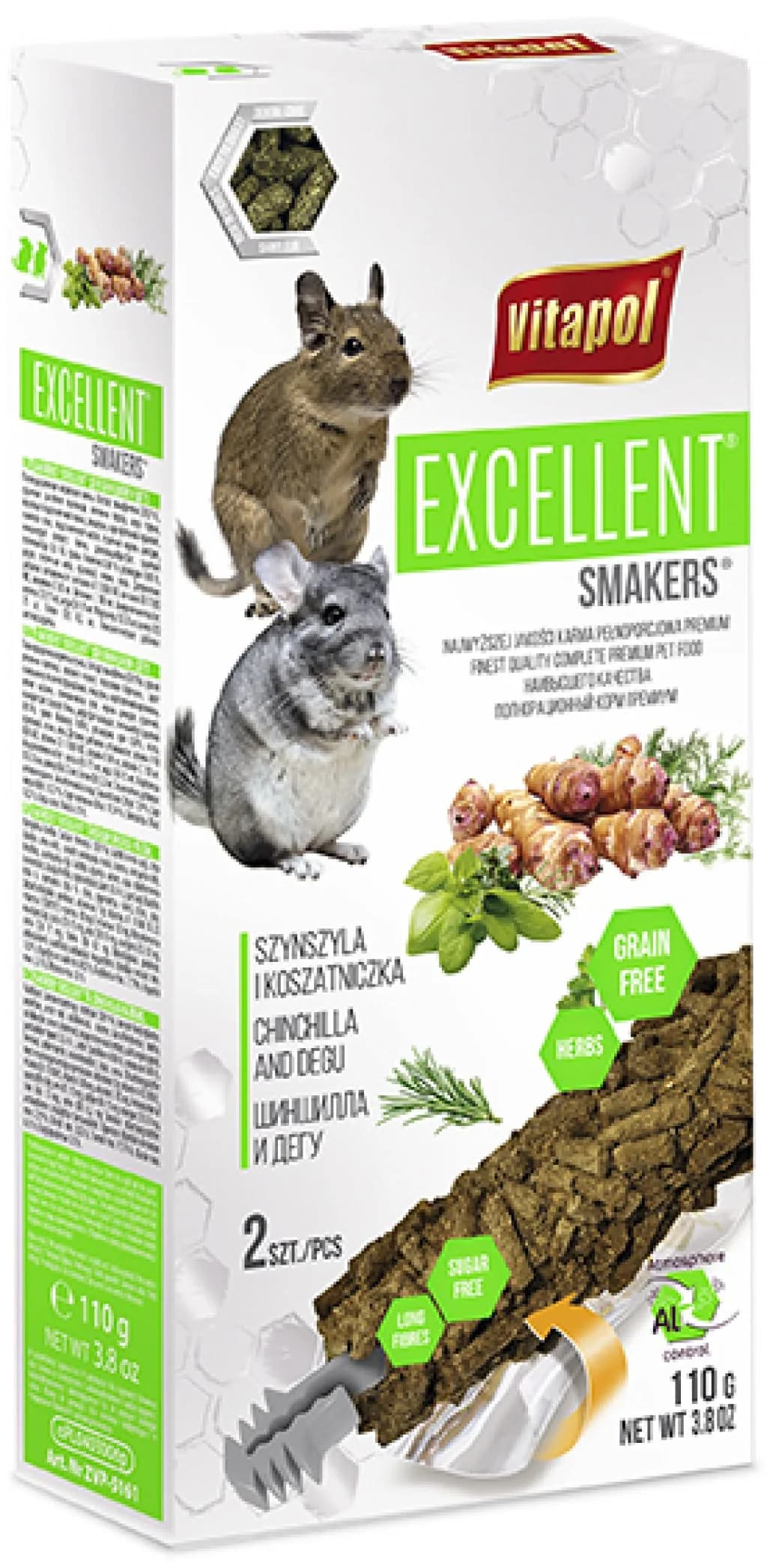 Vitapol Smakers excellent dla szynszyli i koszatniczki