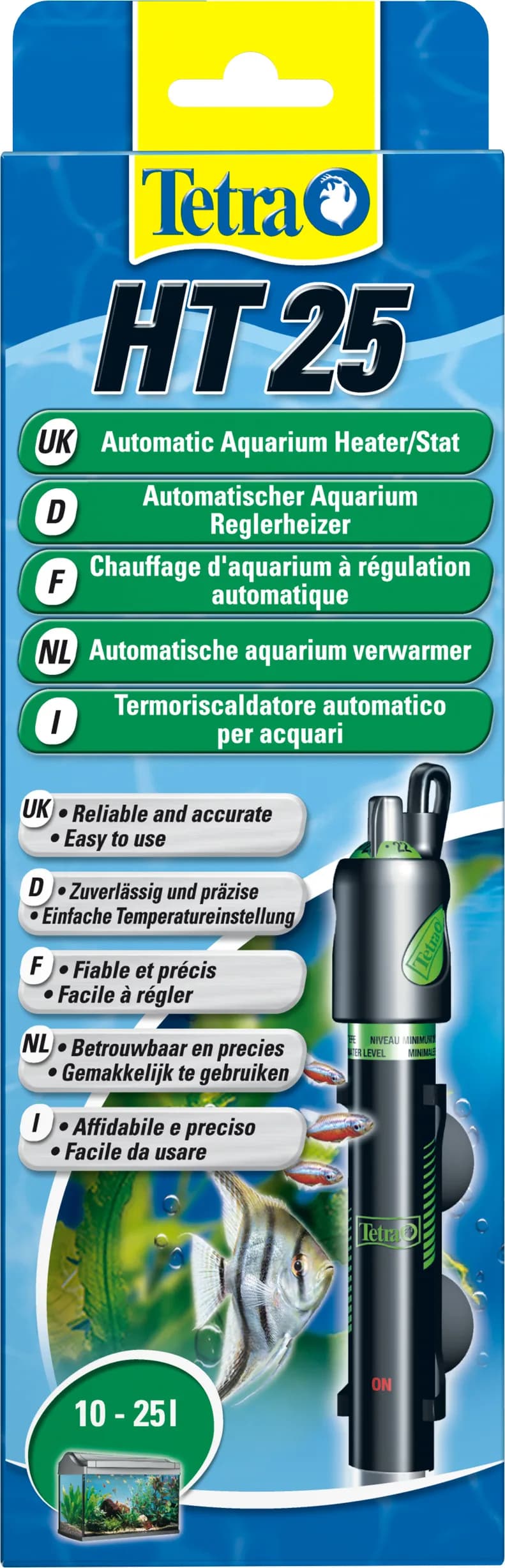 Tetra HT Aquarium Heater HT grzałka do akwarium 25W