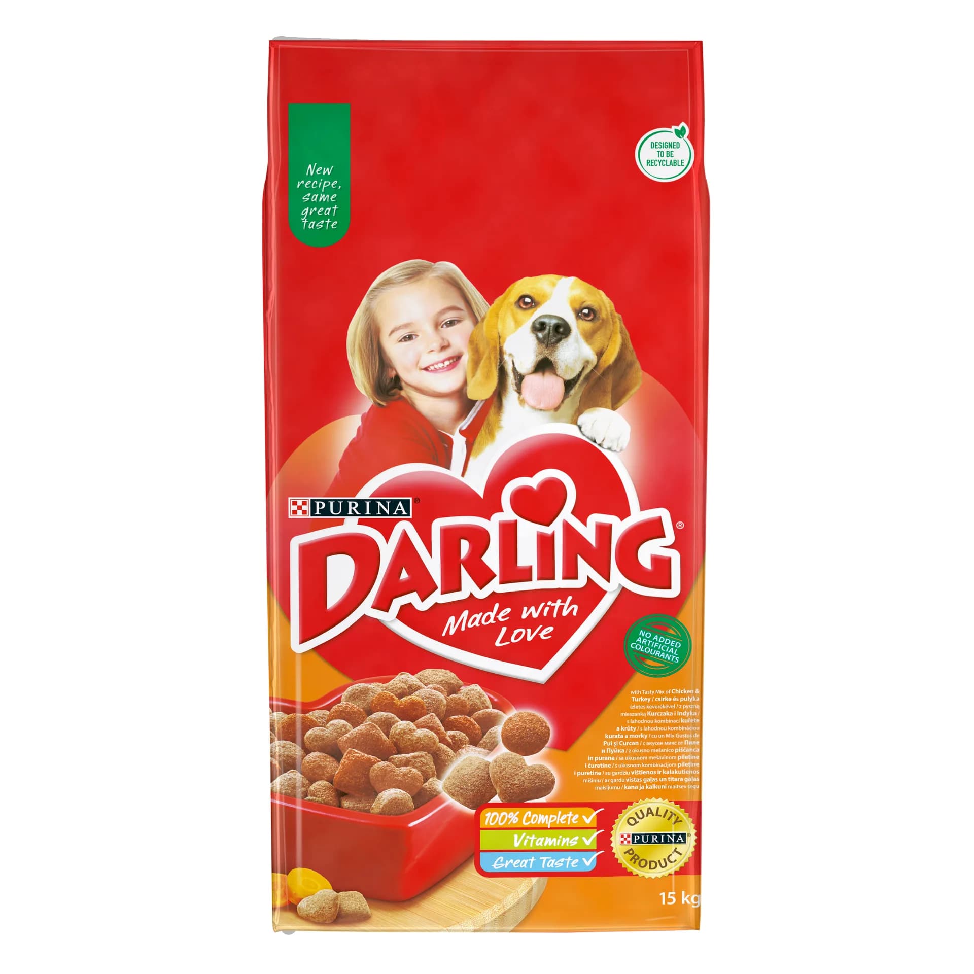 Purina Sucha karma DARLING dla psa z drobiem i warzywami