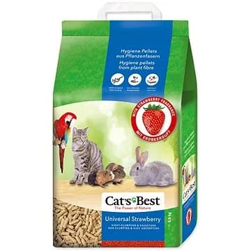 Uniwersalna ściółka Cat's Best Universal Strawberry 10 l