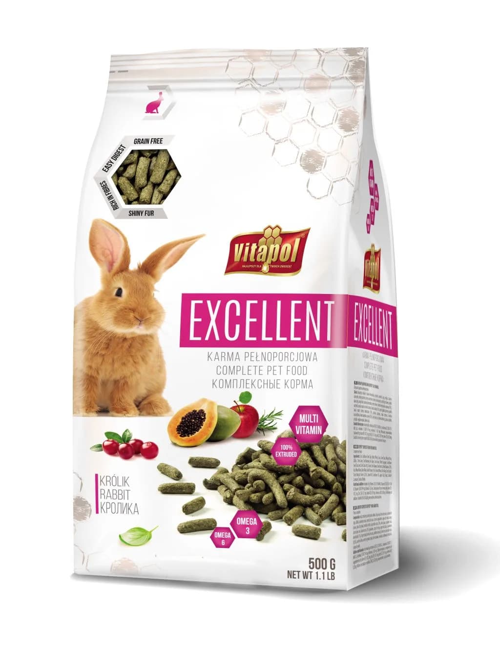 Vitapol Karma pełnoporcjowa EXCELLENT dla królika 500 g